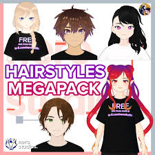 5 Vroid Hairstyles (5 Vroid Files)