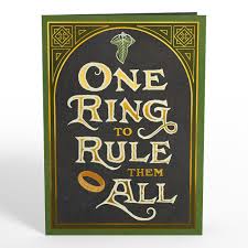 The Lord of The Rings One Ring to Rule Them All 3D Pop-Up Card — Pop-Culture Pop-Up Card for The Lord of The Rings Fans | Lovepop