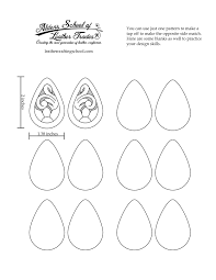 This is a build along video for the free leather drink holder template. Free Earring Pattern Alden S School Of Leather Trades