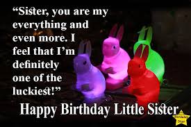 Happy Birthday Caption For Sister In English Happy Birthday Quotes For Younger Sister Birthday Star In 2020 Little Sister Birthday Birthday Quotes Happy Birthday Little Sister