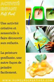 La Peinture Gonflante Puff Paint Peinture Gonflante Bricolage Pour Enfants Facile Et Peinture