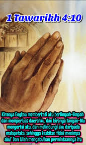 Wilkinson di dalam leslie allen mengatakan bahwa ayat 10 ini adalah bentuk keteguhan dari spiritualitas yabes yang. Aku Mengasihi Yesus Doa Yabes Sehingga Kesakitan Tidak Menimpa Aku Kiranya Engkau Memberkati Aku Berlimpah Limpah Dan Memperluas Daerahku Dan Kiranya Tangan Mu Menyertai Aku Dan Melindungi Aku Daripada Malapetaka Sehingga Keakitan Tidak