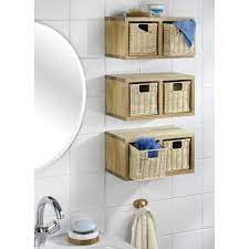 Fondée en 1983 par margarete et reinhold zeller, l'entreprise allemande zeller presente est un spécialiste d'articles de cuisine et autres acc ludiques et pratiques pour toutes les etagère colonne salle de bains métal bambou zeller noir. Etagere Murale Rectangle Avec 2 Corbeilles Bois Nordic 8275500 Achat