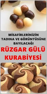 kolay yapilan ruzgar gulu kurabiye tarifi cookie recipes easy cookie recipes rose cookies
