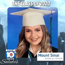 🎓 CONGRATS, CLASS OF 2020! 🎓 Local 10 salutes graduating seniors  Henningston Downs (Hialeah Gardens High), Olivia Betzler (Cardinal  Gibbons), Tyler Campbell (Northeast High School) and Alexa Vigueras (Coral  Reef Senior High).