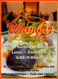 Wambar. Pollos a la leña