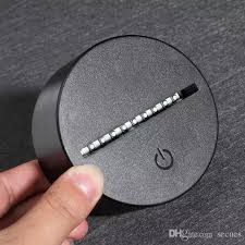 Led Base Lights 2019 Rgb Lights Led Lamp Base 3d Illusion Lamp 4mm Acrylic Light Lamp Bases 3d Illusion Lamp Led Battery Lights