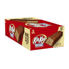 Kit Kat Big Kat King Size Candy Bar Milk Chocolate Covered Crisp Wafer Pack Of 16 Buy Online In Bermuda At Bermuda Desertcart Com Productid 36172137