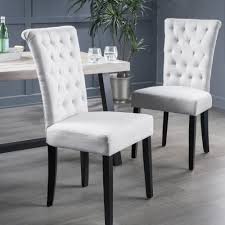 Oscar Dining Side Chair Set Of 2 Silver Side Chairs Dining Side Chairs Whitewash Dining Table