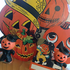 Pumpkin Patch Vintage Halloween Ephemera From The 1910s To The 1960s Halloween Antiques Retro Halloween Vintage Halloween Decorations