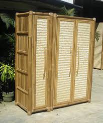 Schlankes design, kombiniert mit der warmen ausstrahlung von bambus. Grosser Bambus Kleiderschrank Schone Bambusoptik Tahas