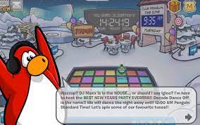 Once invited go to the ski village. Cp Rewritten New Year Celebration Club Penguin Mountains