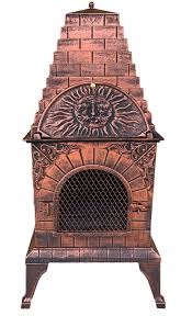 What is a chiminea outdoor fireplaces and fire pits. Dm 0039 Ia C Aztec Allure Cast Iron Chiminea Pizza Oven In Antique Ibt Shop