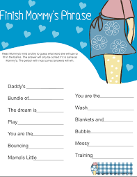 Just download the file of choice, print, cut and hand out at the shower. 50 Free Baby Shower Printables For A Perfect Party
