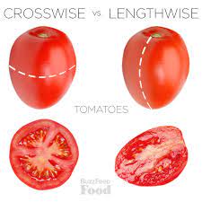 Set the flat sides down on your cutting board and hold the. Slicing Crosswise Vs Lengthwise Explained In Pictures