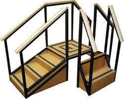 Handrails improve the appearance of stairs and provide a sturdy place to hold onto while ascending or descending the staircase. Access 3 Sided Stairs 2 3 Up 4 Down 3rd Side Seperate 2 Step Access Health