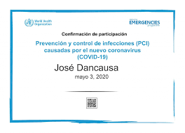 Descarga aquí tu certificado de vacunación. Covid 19 De La Oms Por Cba Realizacion Del Curso Cba Control Biologico Autoclave
