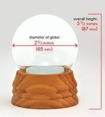 Small Make Your Own Snow Globe Kit With Glass Globe And Turned Etsy Snow Globe Kit Snow Globes Glass Globe