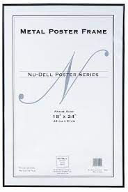 Find the perfect poster frame to showcase your favorite art print, poster, or photograph at michaels. Nudell Metal Poster Frame 18x24 Black 5yge6 31222 Grainger