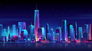 Wallpaper 4k free mobile games urbane landschaft new york. Hd Wallpaper 4k Cgi Neon New York City Nightscape Wallpaper Flare