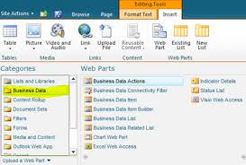 Enable Business Data Web Parts In Site Sharepoint Stack