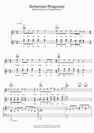A night at the opera writter: Bohemian Rhapsody Piano Sheet Music Onlinepianist