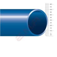 Blue Pipe 50.8mm - Butyrate Plastic Tubing - 760mm Length