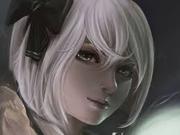 They're so cute & sassy that you won't be able to resist! Original Short Hair Artwork White Hair Anime Girls Abstract Art Blonde Anime Characters Anime Anime Art Beautiful