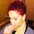 Short Natural Hair With Red Color