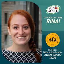 Big congratulations to Rina Perrault of Sun World — winner of the 2025 Next  Generation Leader Award from the Specialty Food Association! With a  background that bridges biology, private equity and produce,