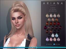 Ariana Hairstyle Lnto On Patreon Sims 4 Sims Hair Sims
