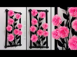 Maybe you would like to learn more about one of these? Rose Paper Flowers Wall Hanging Craft Wall Decoration Ideas Home D