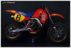 Cr 500 David Bailey Vintage Motocross Racing Bikes Honda Cr