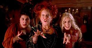 The symbols on bette midler's dress were purposely designed to be vague. Hocus Pocus Sequel With Bette Midler Sarah Jessica Parker Sets Release Date