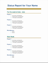 Give them plenty of progress reports and supply all the detail they want. Employee Weekly Status Report