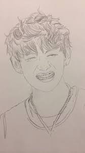 Taehyung is known as one of the bts member who has an artistic side, along with the other guys in the maknae line, . Kim Taehyung Sketch Bangtan