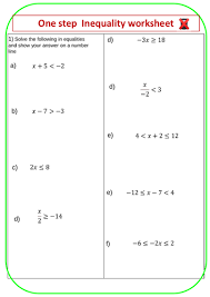 Free trial available at kutasoftware.com. Solving One Step Inequality Teaching Resources