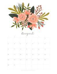 Maybe you would like to learn more about one of these? Printable August 2020 Calendar Monthly Planner 2 Designs Flowers Modern A Piece Of Rainbow