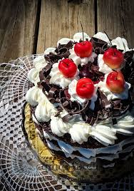 Black Forest Gateau Another Cake To Celebrate Our Graduation Anniversary Did I Ever Mention My Husband Black Forest Gateau Gateau Cake Dark Chocolate Cakes