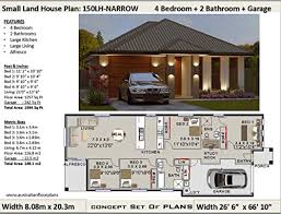 Maybe you would like to learn more about one of these? Amazon Com Small Lot Narrow Land House Plan 4 Bedroom 2 Bathroom Lock Up Garage Concept Plans Includes Detailed Floor Plan And Elevation Plans House Plans Ebook Morris Chris Designs Australian Books
