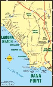 Laguna Beach Tourist Map Laguna Beach Mappery In 2019