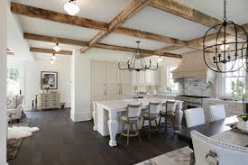 Nothing says farmhouse more than exposed wood ceiling beams. Get Wood Beam Ceiling French Country Kitchen Ideas Pictures Of French Country Kitchens