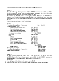 Laporan laba rugi adalah laporan yang dibuat untuk mengukur profitabilitas serta nilai akuntansi perusahaan serta melihat berhasil tidaknya perusahaan dalam menjalankan operasional selama jangka waktu tertentu. Contoh Soal Dasar Akuntansi Perusahaan M