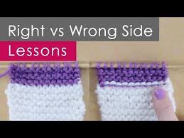 Knitting for beginners | hobby lobby®. Right Wrong Side Rs Vs Ws Knitting Lessons For Beginners Beginner Knitting Projects Knitting Projects Hats Beginner Sewing Patterns