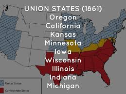 The following table lists each state with the date it entered the union, and its status before they were states. The American Civil War By Mariamx311