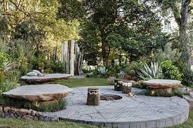 How to design a residential landscape that wins awards and creates the wow factor. New Trends Organic Bluestone Steppers And Paving Still Continues To Dominate Landscape Designs I Landscape Design Backyard Design Backyard Landscaping Designs