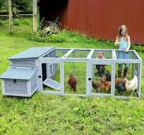 AIVITUVIN Wooden Chicken Run Large Chicken Coop Extension Chicken Pen Pet  Playpen 20.73 ft²