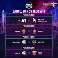 Jadwal bola malam ini, jadwal bola hari ini, jadwal bola hari ini live di tv, jadwal bola 2020. Resmi Digelar Besok Ini Jadwal Lengkap Week 1 Mpl Invitational