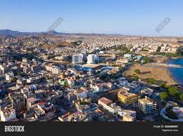 While there, hemetwithmembers ofthe sal branch. Aerial View Praia City Image Photo Free Trial Bigstock
