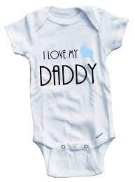 I Love My Daddy Cute Infant Clothing Funny Baby Clothes One Piece Body Baby Tee Time